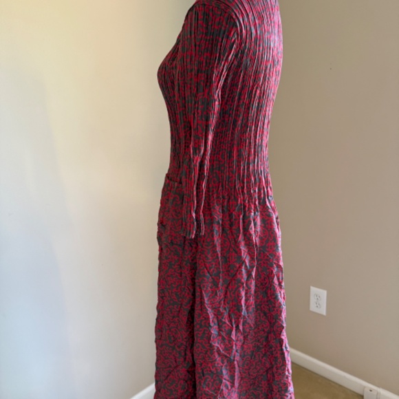 Alquema 3/4 Smash pocket dress Gray and Red Size 1 (Fits US Sizes 8-10) - Picture 9 of 12